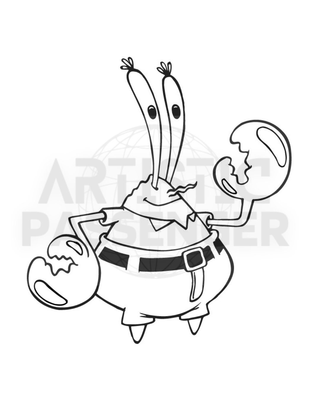Spongebob Plankton Coloring Pages