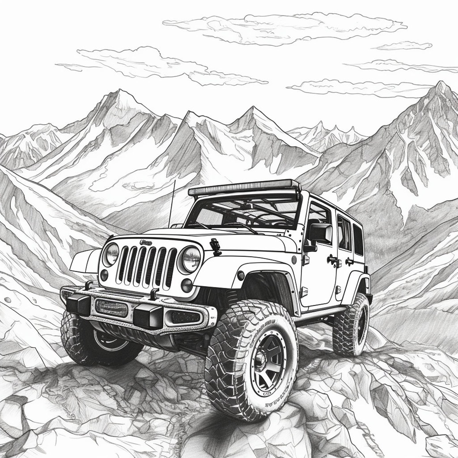 Supercar Coloring Pages for Kids - Etsy