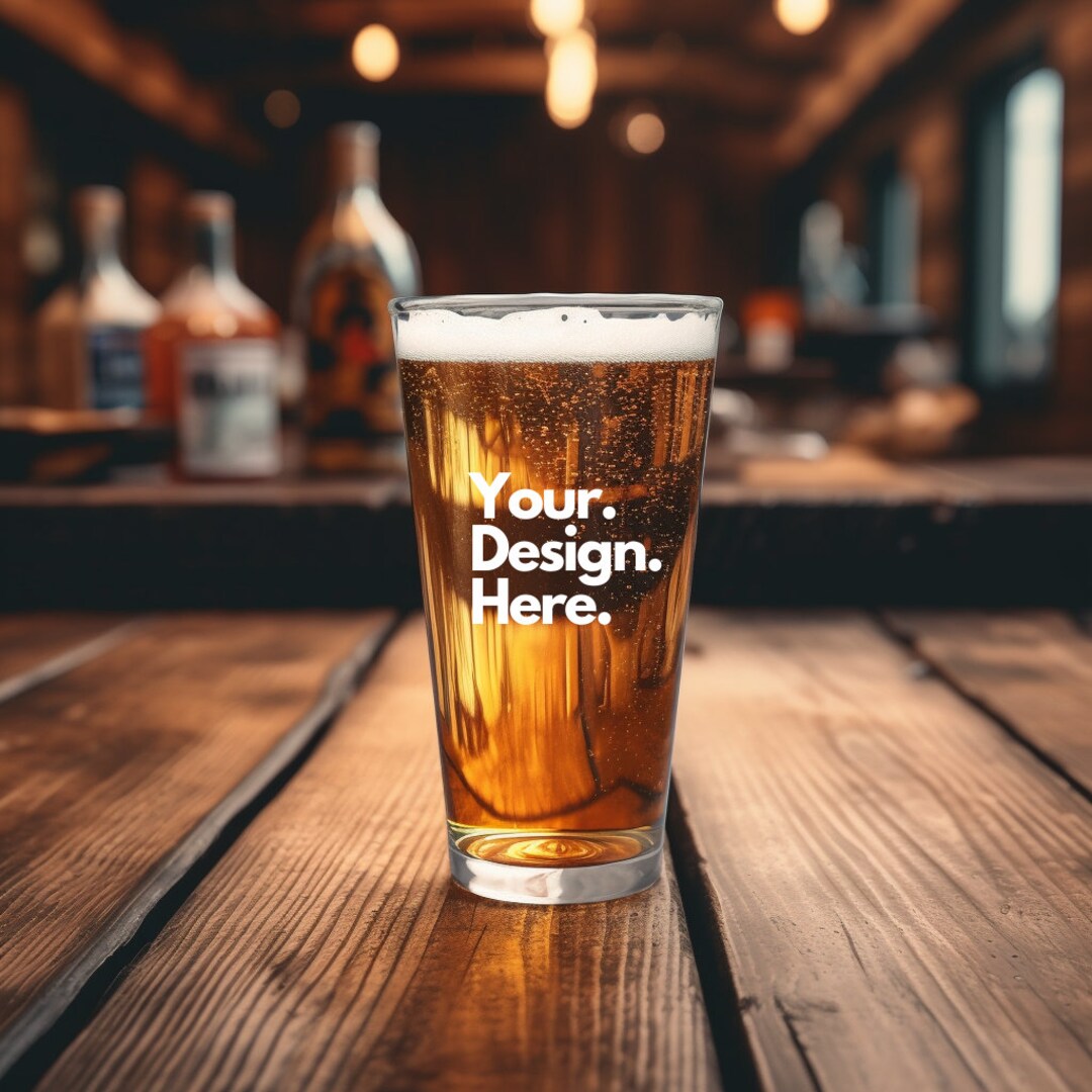 Beer Cup Mockup, the Perfect Beer Mockup, Blank Mockup, Product Mockup