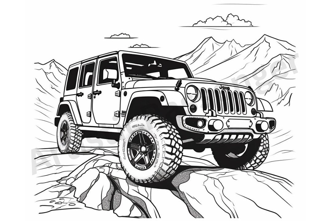 Supercar Coloring Pages for Kids - Etsy