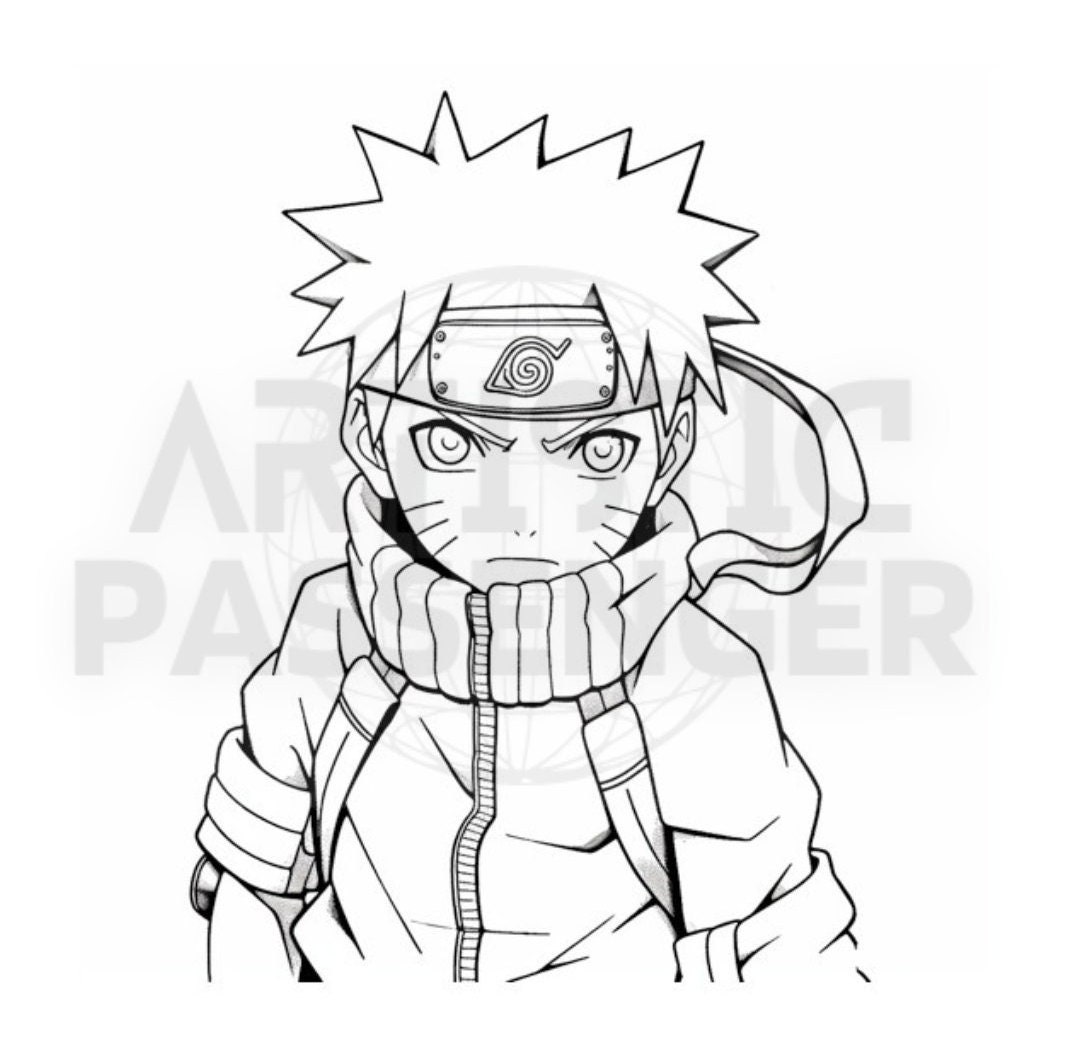 Anime Coloring Pages for Kids 35 Printable Digital Pages - Etsy