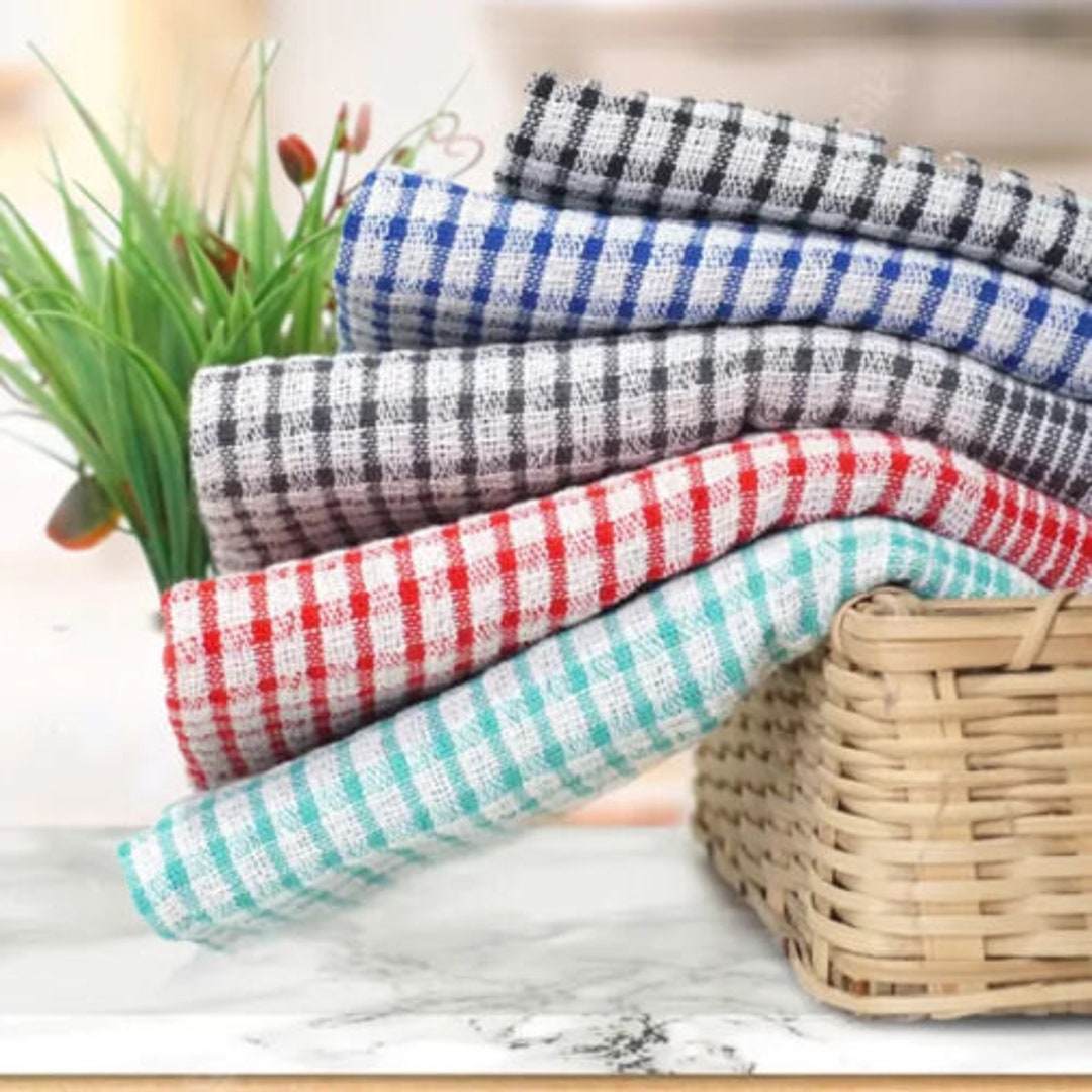 Luxury Kitchen Towels Set of 8 Pieces Dish Towel Set Tea Towel/polishing  Cloth/glass Cloth Kitchen Tea Dish Towel Set 100% Cotton 