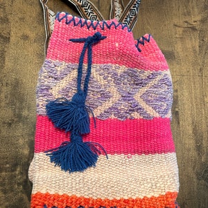 Handmade Peruvian Textile Backpack (multiple colour options)