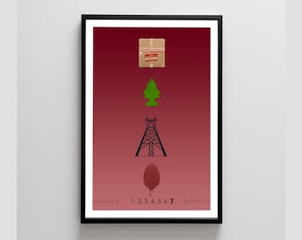 Art mural minimaliste du film culte – 4 | 4 tailles | Téléchargement numérique