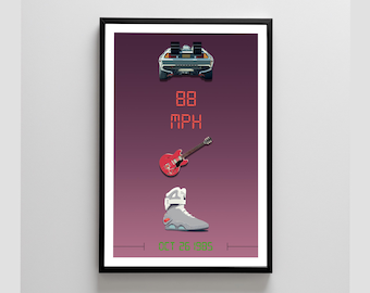 Art mural minimaliste du film culte – 2 | 4 tailles | Téléchargement numérique