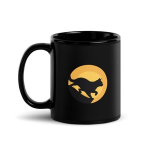 Noche libre, señor Cengiz. Taza negra brillante
