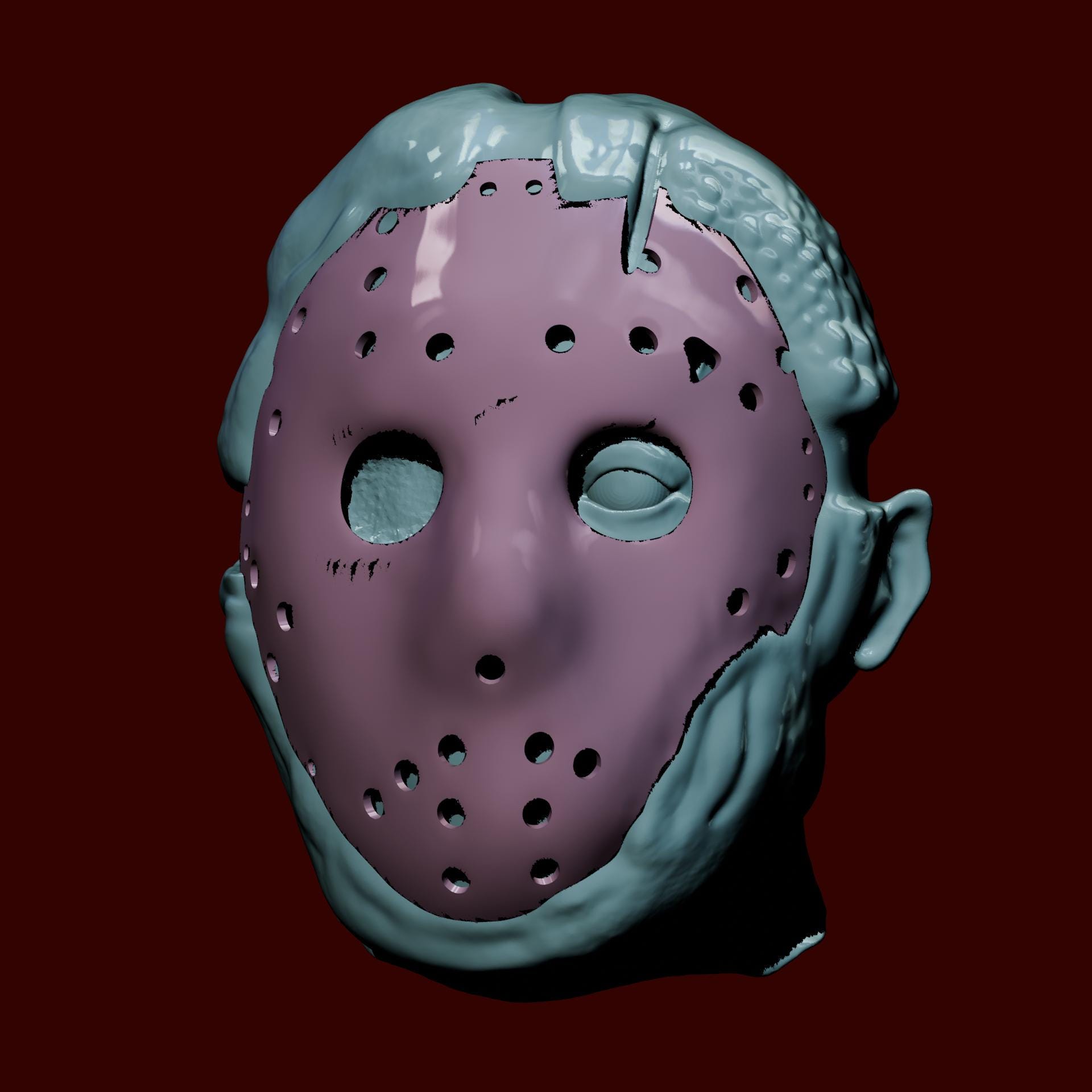 Jason part 9 mask - Etsy 日本