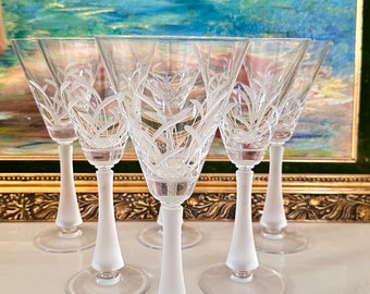 Set of 6 Mikasa Wind Drift Wine Glasses