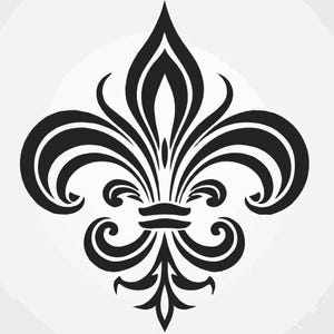 5 Intricate Fleur de Lis Images. SVG image