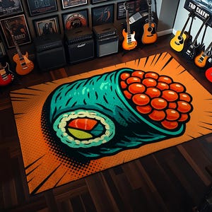Sushi Floor Mat - Etsy