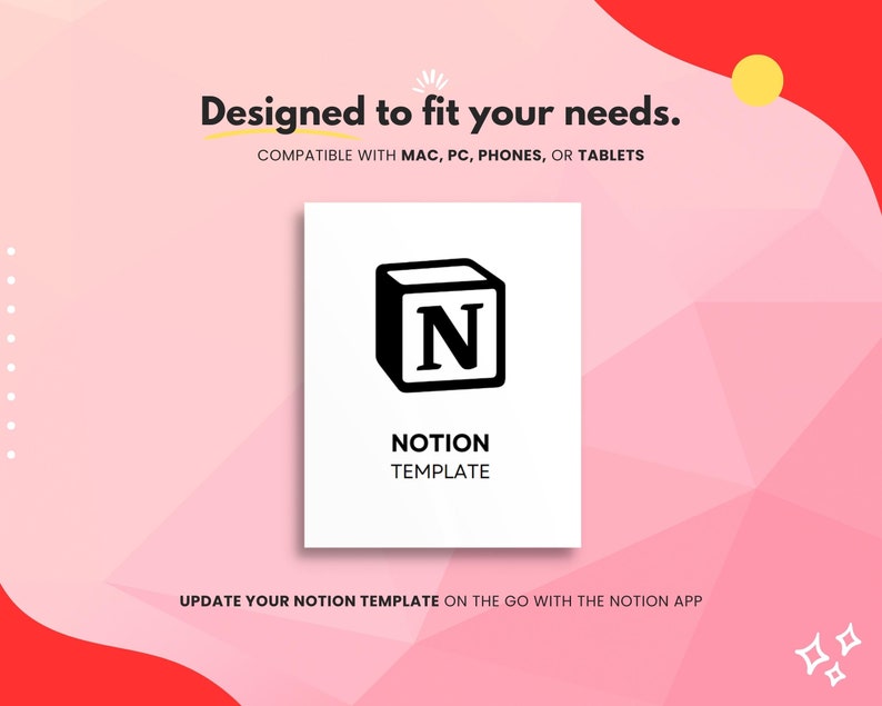 Digital Note Tracker Notion Template Academic & Lesson - Etsy