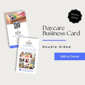 Visitenkarten für Kindertagespflege, Visitenkarten für Kitas, Kita-Werbung, Kita-Visitenkarten, CCB204-6