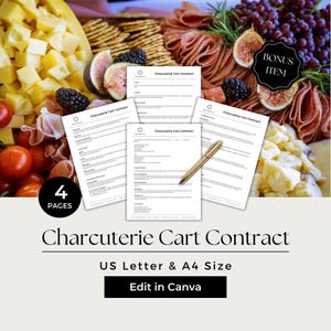 Contrato de carrito de charcutería, contrato de carrito de aperitivos, charcutería móvil, contrato de negocio de charcutería, contrato de carrito móvil, BES101-1