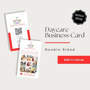 Kita-Visitenkarten, Visitenkarten für Kindertagesstätten, Visitenkarten für Kindertagesstätten, Werbung für Kindertagespflege, CCB201-5