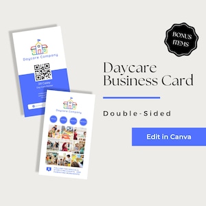 Visitenkarten für Kindertagespflege, Visitenkarten für Kita, Kita-Werbung, Kita-Visitenkarten, CCB204-2
