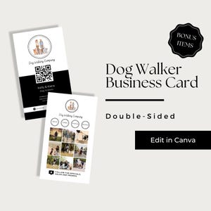Dog Care Business, Hondenuitlaatservice Zakelijke sjablonen, Visitekaartjes Hondenuitlater, Hondenuitlaatservice visitekaartjes, DWB101