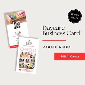 Visitenkarten für Kindertagespflege, Visitenkarten für Kitas, Kita-Werbung, Kita-Visitenkarten, CCB201-6