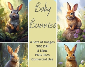 PRINTABLE Baby Animal Prints for Nursery Wall Art Decor Safari Nursery Animals Print Set Woodland Animal Nursery Prints Baby Animals