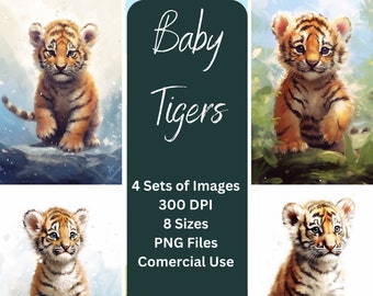 PRINTABLE Baby Animal Prints for Nursery Wall Art Decor Safari Nursery Animals Print Set Woodland Animal Nursery Prints Baby Animals