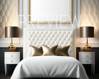 10 Luxury Interior Style Frame Mock Ups, Interior Design, Digital Art, Home Frame Mockups, Scenes, Wall Art, Wall Art Frame Mockup