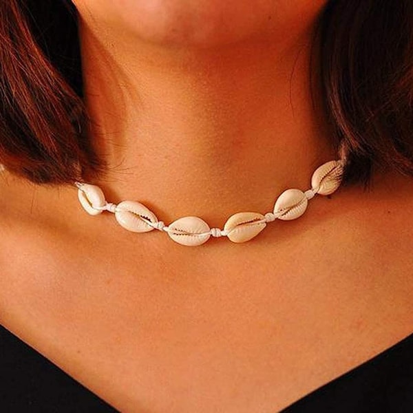 Shell Necklace Etsy