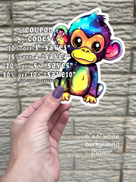 Puppet Monkey Meme Sticker Funny Sticker Decorative 