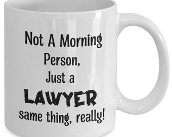 Lawyer Mug Lawyer Gift for Lawyer Personalised Gift for Him Customised Gift Husband Mug Clever Quote Sassy Lawyer Coffee Mug Boss Coworker