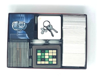 Codenames 3 in 1 board game insert organizer, designed to fit the Original Codenames, Codenames Duet, and Codenames Pictures