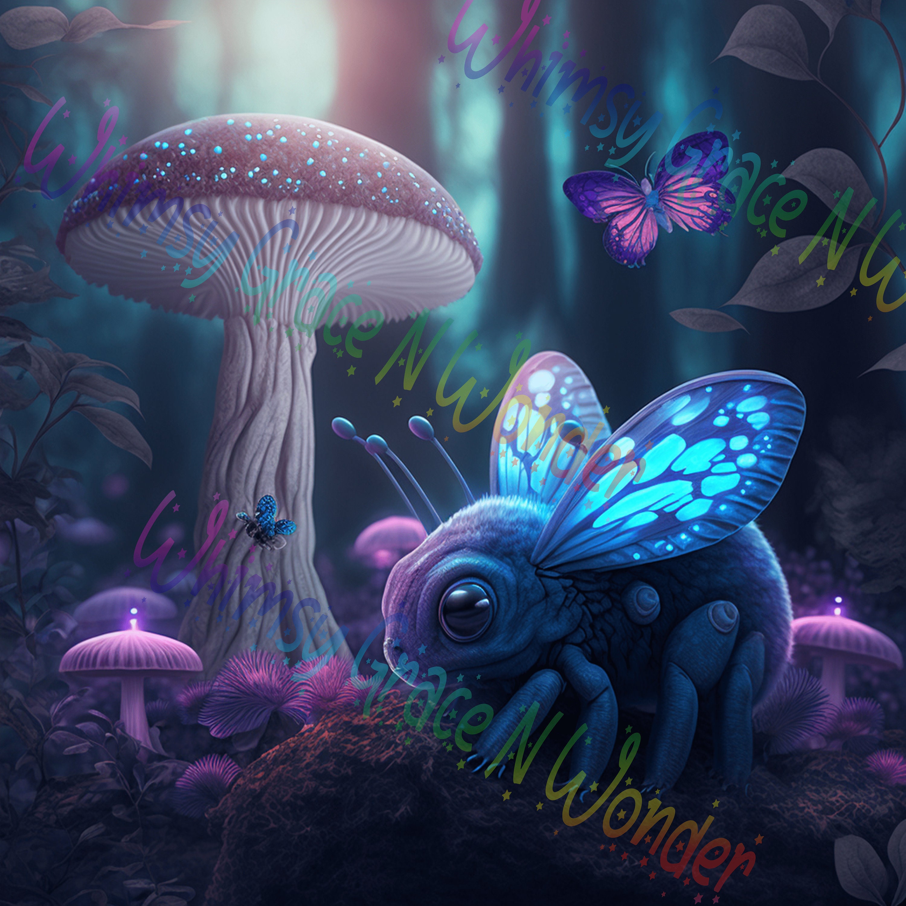 Magical Mystical Fairy Garden PNG - Etsy