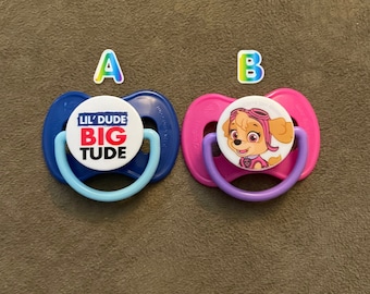 Chupetes para muñecas reborn modificados con imanes