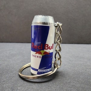 Red Bull Energy Drink Keychain Energy Can Key Chain