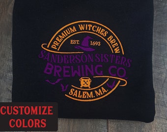 Sanderson Sisters Brewing Co. Embroidered Unisex Sweatshirt