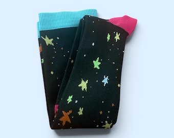Nursing Compression Socks for Women & Men | Colorful Compression Socks | Graduated Support Socks for Nurses | Running Travel Work