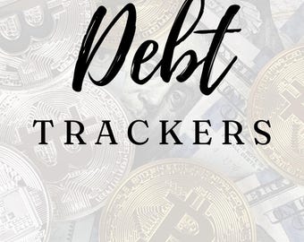 Daily Debt Tracker: Printable & Fillable Digital Download