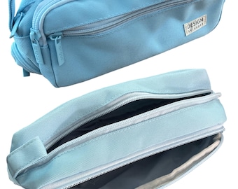 Pencil Case: Large Capacity Zipper Stationery Pouch