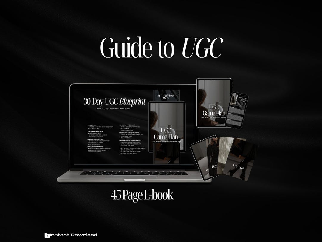 Free Ugc Guide.pdf UGC Beginner's Guide: 30-day Blueprint (PDF Download) - Etsy UK
