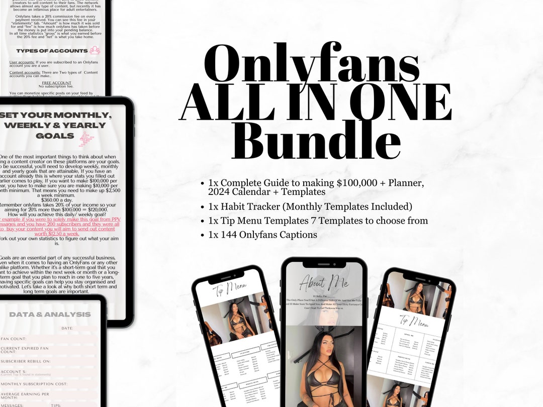2024 Onlyfans ALLINONE Bundle Onlyfans Planner Onlyfans Etsy(04)