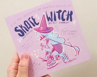 SKATE WITCH sketch zine