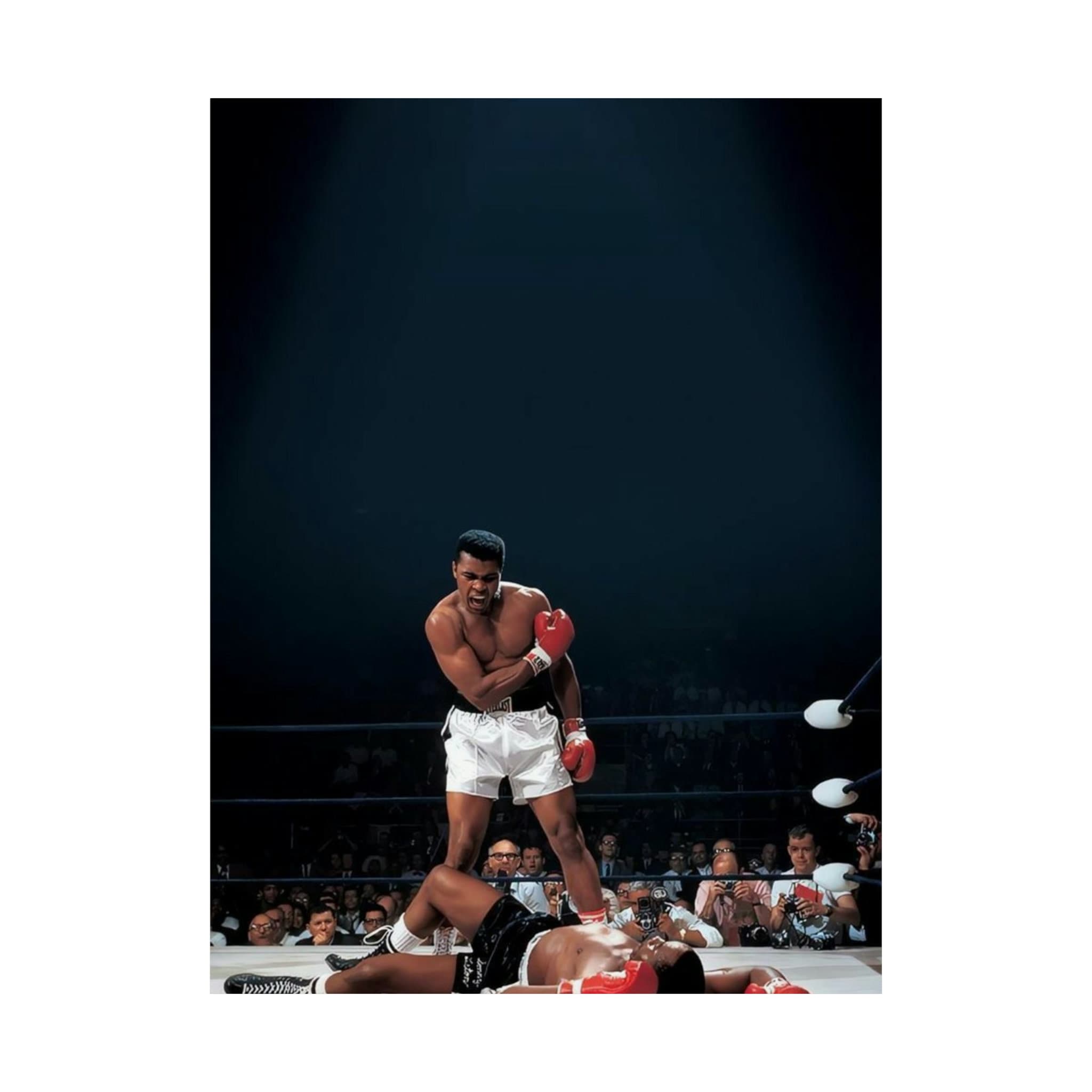 Legendary Muhammad Ali Vs. Joe Frazier Knockout Matte Poster Exclusive