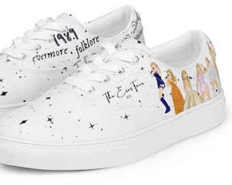 Eras Tour Lace-Up Canvas Shoes