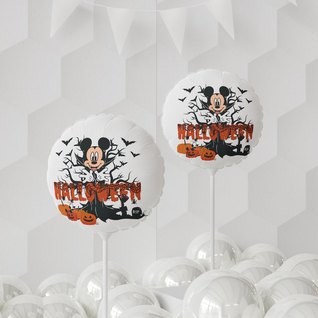 Disney Halloween Party Balloon Mickey Mouse Halloween Decor Etsy