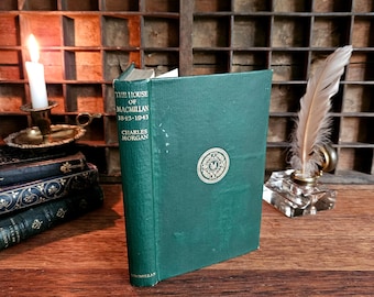 A Casa de Macmillan 1843-1943 por Charles Morgan, Green Vintage History Capa dura