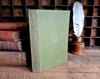 1924 El anillo y el libro de Robert Browning, Libro de poesía antiguo decorativo