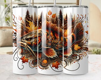Catfish Tumbler Wrap, Fishing Lake Mudcat 20 oz Skinny Tumbler Sublimation, Fisherman PNG File Digital Download, Seamless Design