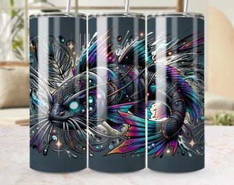 Cyberpunk Catfish 20 oz Seamless Tumbler Wrap, Lake Fishing Mudcat Sublimation Design, Mountain Trip Fisherman PNG File Digital Download