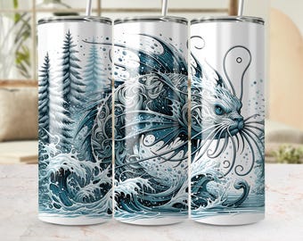 Catfish Tumbler Wrap, Lake Mudcat, Fisherman PNG, 20 oz Seamless Tumbler, Sublimation Design, Mountain Trip Season, Digital Download