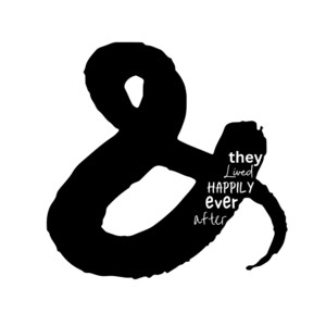 Regalo de boda - "Y vivieron felices para siempre" - Boda Svg, archivos Svg para Cricut, Matrimonio Svg, Sr. y Sra. Svg, Boda personalizada PNG