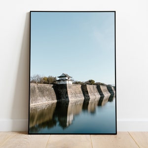 Osaka, Japan | Osaka Castle | Japan Print | Urban Print | Contemporary Print