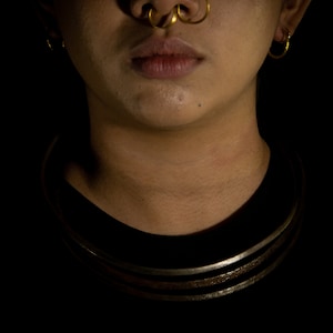 Dongria Kondh Tribe Tribal Jewellery Jewelry Handmade Antique Neck Ring Necklace - Khagla