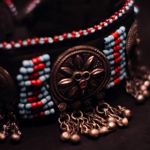 Kuchi Tribe Tribal Jewellery Jewelry Handmade Necklace Choker - Kinaaz Choker